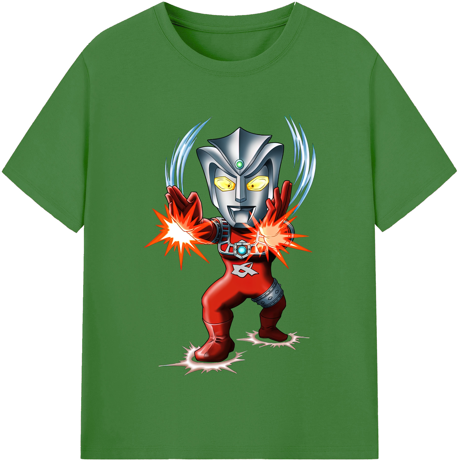 （画像用） ウルトラマン Ultraman レディースカジュアルプリントTシャツ（綿100％）